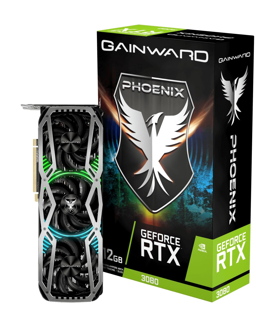 Gainward NVIDIA GeForce RTX 3080 Phoenix 12GB GDDR6X Gaming Graphics Card (GW-RTX3080-12GB-PHX) image 1