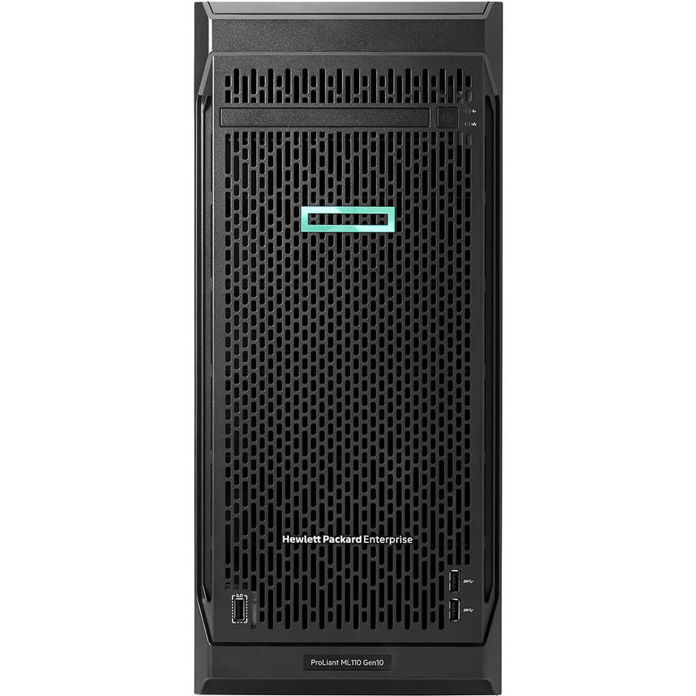 HPE ProLiant ML110 Gen10 4208 2.1GHz 8-core 1P 16GB-R S100i 4LFF 550W Server (P10812-421) image 1