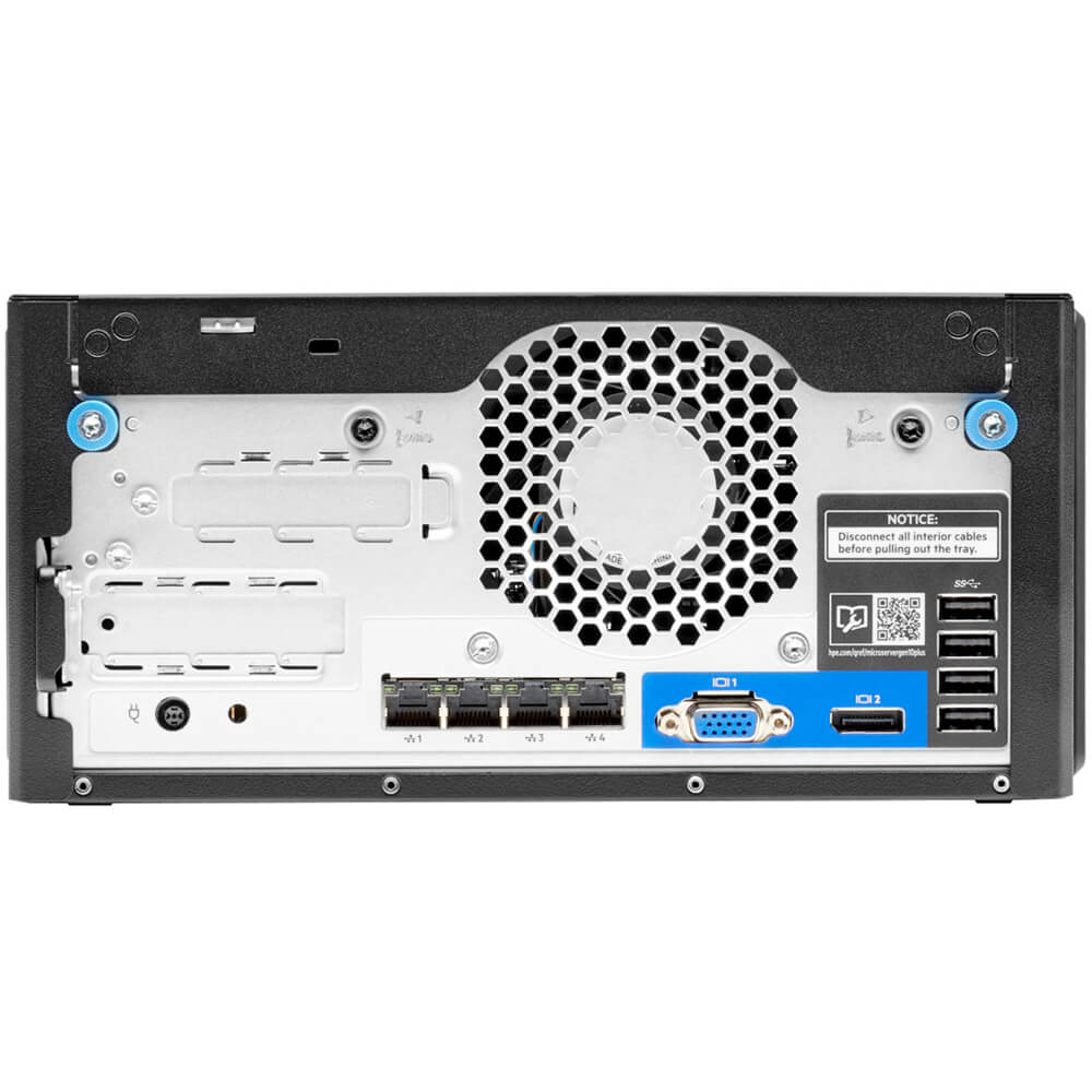 HPE ProLiant MicroServer Gen10 Plus E-2224 S100i 4LFF-NHP 180W External PS Server (P16006-421) image 3