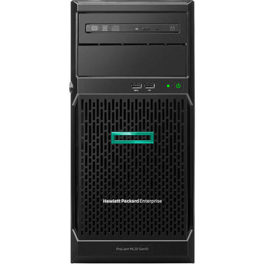 HPE ProLiant ML30 Gen10 E-2224 3.4GHz 4-core 1P 16GB-U U S100i 8SFF 1x500W RPS Server (P16930-421) image 1