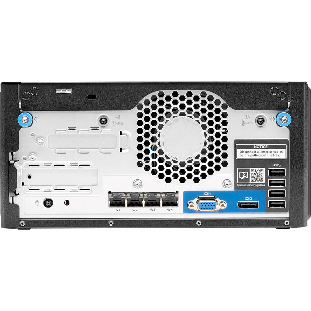 HPE ProLiant MicroServer Gen10 Plus E-2224 S100i 4LFF-NHP 1TB 180W External PS Server (P18584-421) image 3