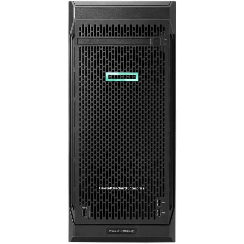 HPE ProLiant ML110 Gen10 3204 1.9GHz 6-core 1P 16GB-R S100i 4LFF-NHP 550W PS Server (P21438-421) image 1
