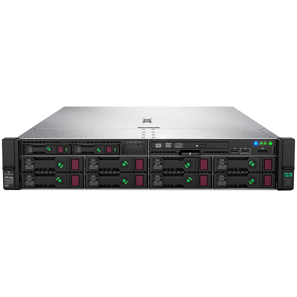 HPE Proliant DL380 Gen10 5220 2.2ghz 18-Core 1P 32GB-R P408i-A NC 8SFF 800W PS Server (P39380-B21) image 2
