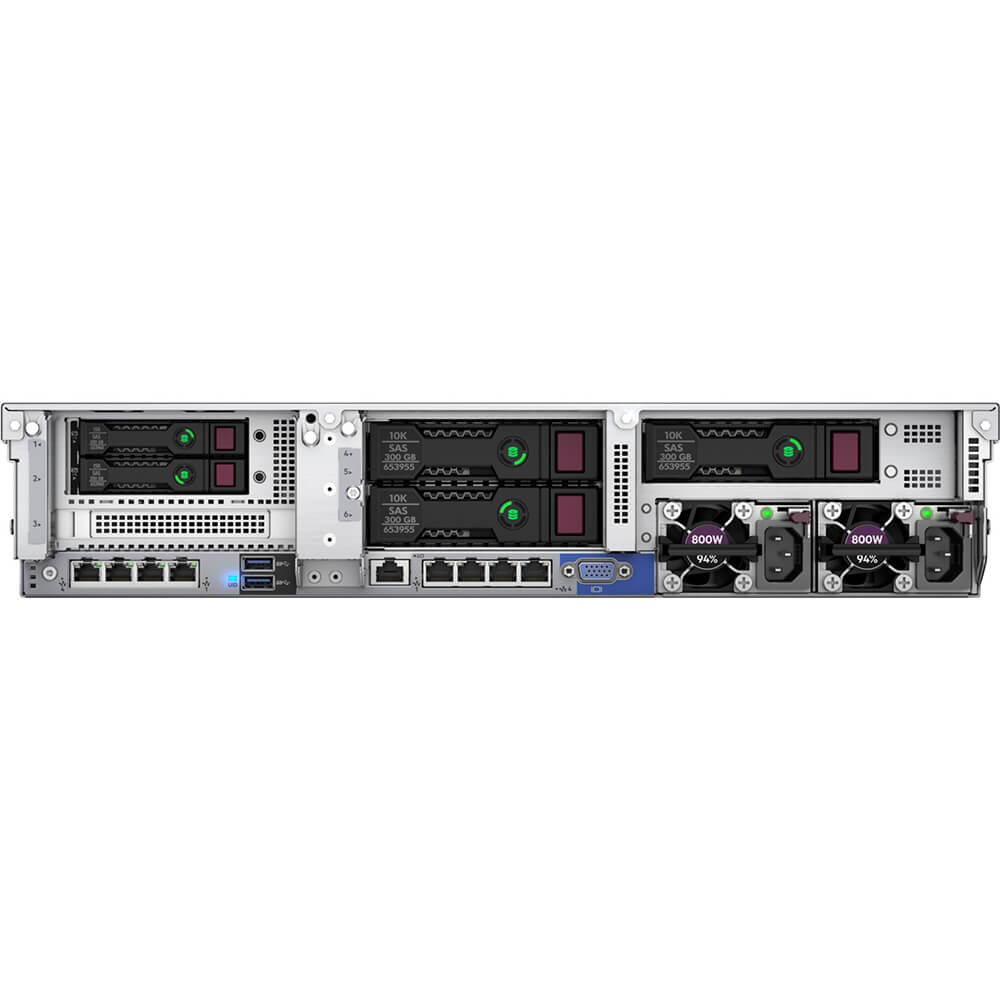 HPE Proliant DL380 Gen10 5220 2.2ghz 18-Core 1P 32GB-R P408i-A NC 8SFF 800W PS Server (P39380-B21) image 3