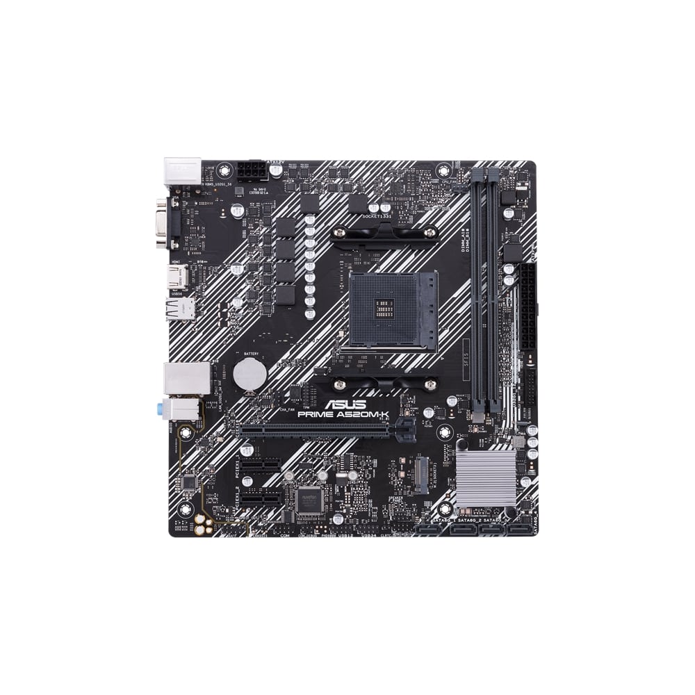ASUS PRIME A520M-K AM4 Micro ATX Motherboard (90MB1500-M0EAY0) image 1