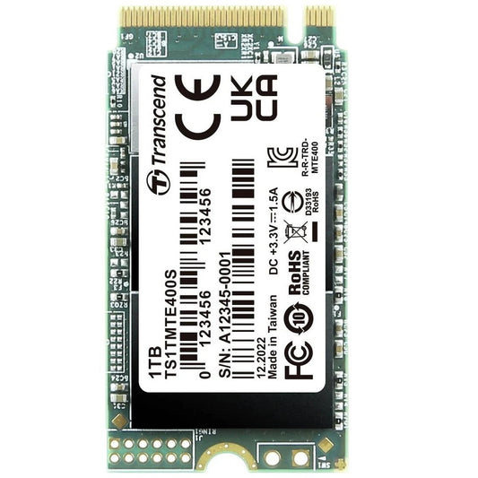 Transcend MTE400S Series 1 TB M.2 2242 PCIe Gen3 x4 Solid State Drive For Notebooks (TS1TMTE400S) image 1