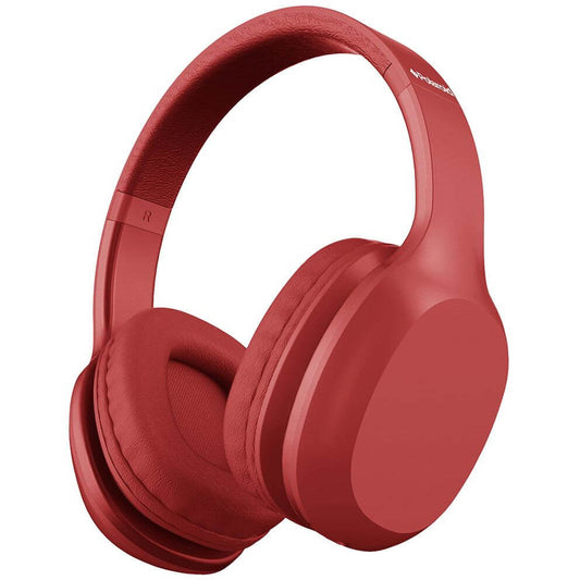 Polaroid 36 Hours Bluetooth Headphones With Travel Pouch – Red (PBH366RD) image 1