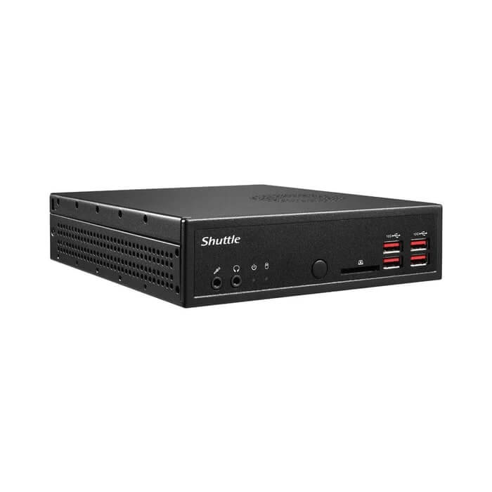 Shuttle XPC Slim DH32U7 Industrial Desktop PC Chassis – Core i7-1165G7 / No RAM / No HDD / No Operating System (NUC-DH32U7)