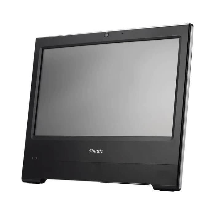 Shuttle XPC X50V7 All-in-One POS Desktop Chassis – Celeron 4250U / 15.6″ HD Touch / No RAM / No HDD / No Operating System / Black (X50V7-BK) image 1