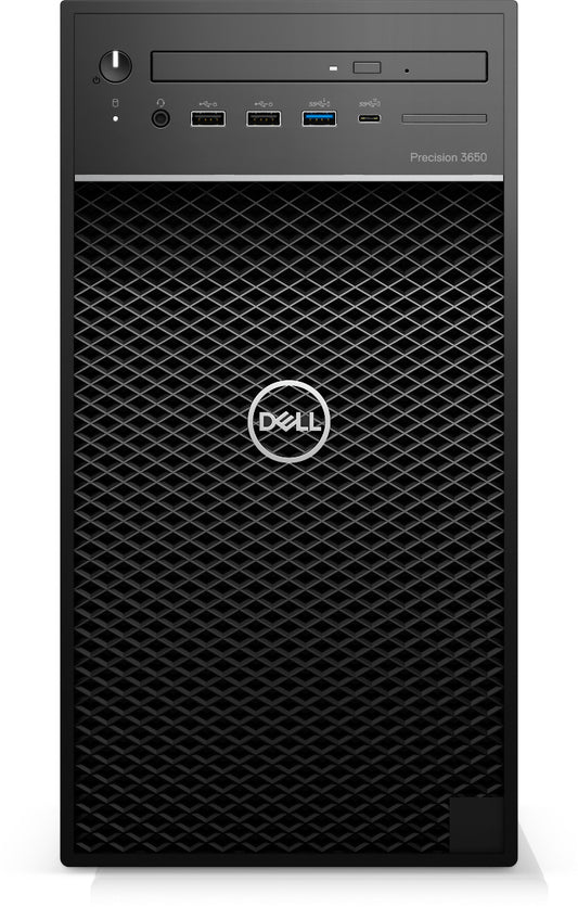 Dell Precision 3650 Tower Workstation Desktop PC – Core i7-11700 / 16GB RAM / 256GB SSD + 1TB HDD / NVIDIA RTX A2000 12GB GDDR6 Graphics / Win 11 Pro (PREC3650-I7-16G-256G1TB-W11P) image 1