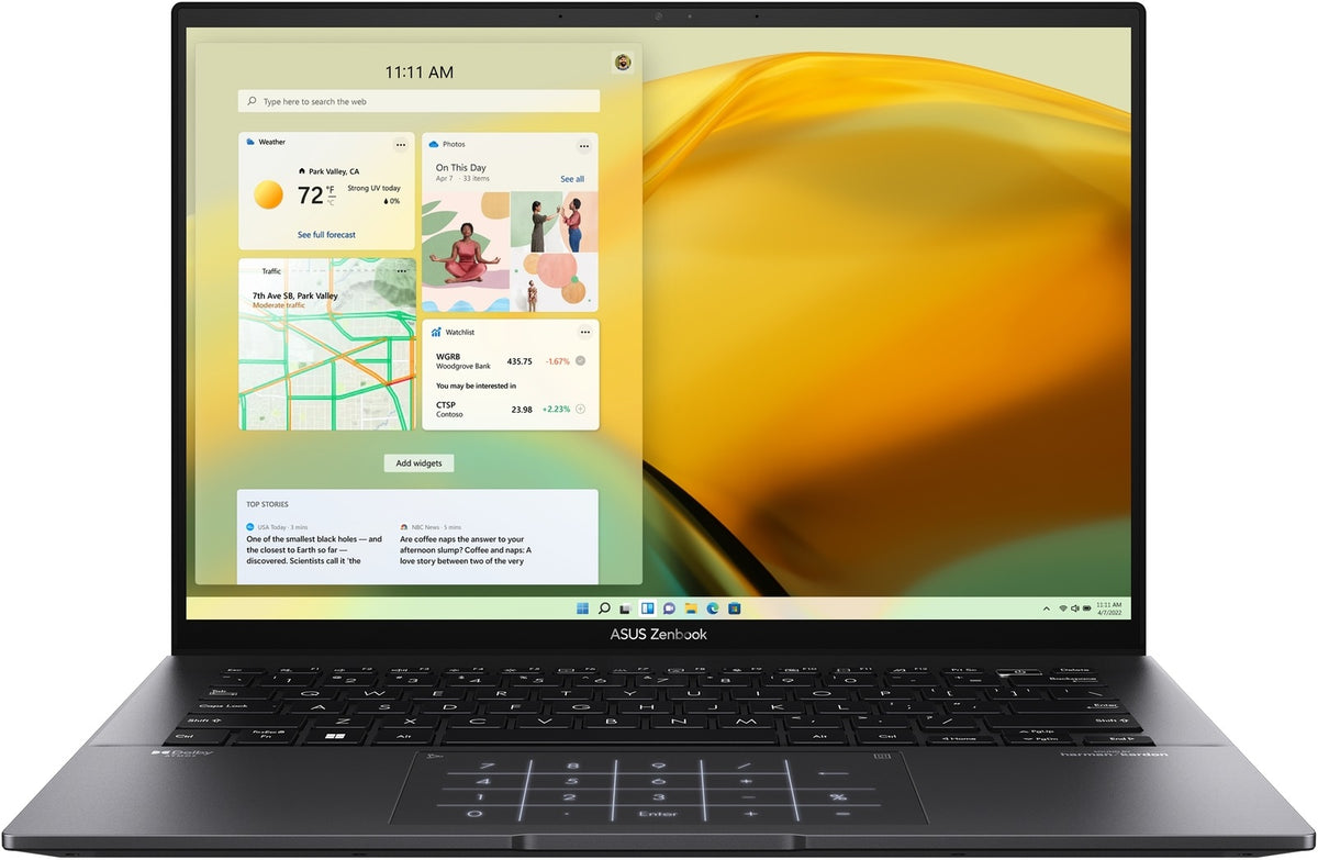 ASUS Zenbook 14 OLED Notebook PC – Ryzen 7-5825U / 14.0″ WQXGA + (WQ+) Non-Touch / 16GB RAM / 512GB SSD / Win 11 Home (UM3402