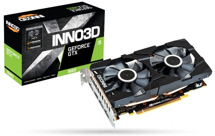 INNO3D NVIDIA GEFORCE GTX 1660 6GB TI TWIN X2 Graphics Card (INO-N166T2-06D6) image 1