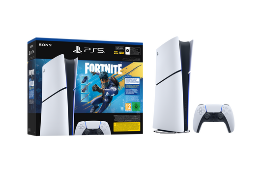 PS5 Slim Digital + Fortnite Console Bundle gallery image 1