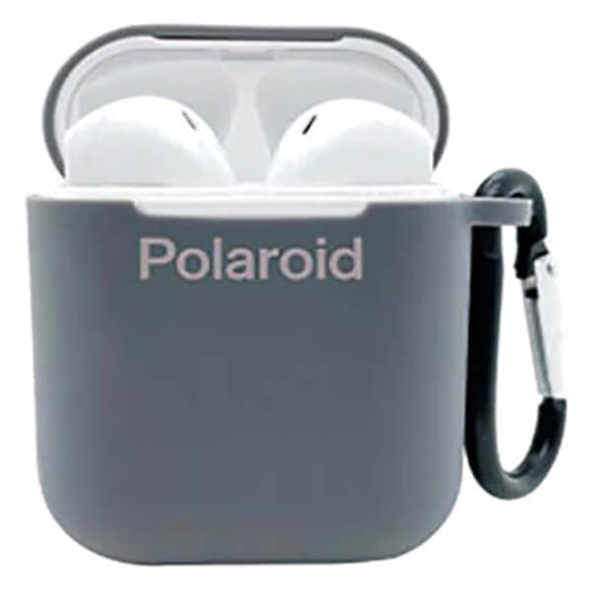 Polaroid Wireless Stereo Earbuds – (Grey Silicon) (PWS119GR) image 1