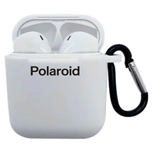 Polaroid Wireless Stereo Earbuds (White Silicon) (PWS119WH) image 1