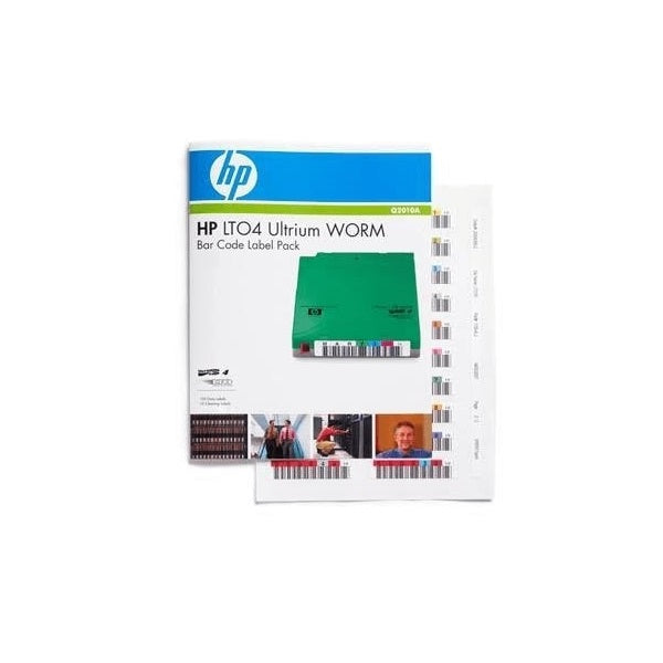 HPE LTO-4 Ultrium WORM Bar Code Label Pack (Q2010A) image 1