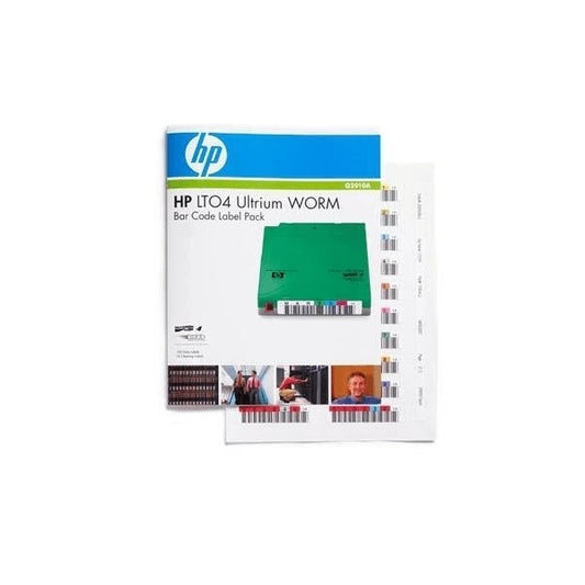 HPE LTO-4 Ultrium WORM Bar Code Label Pack (Q2010A) image 1