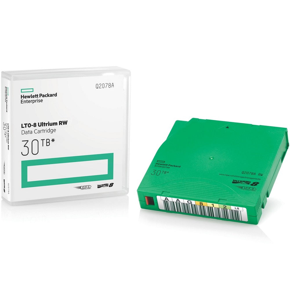 HPE LTO-8 Ultrium 30TB RW Data Cartridge (Q2078A) image 1