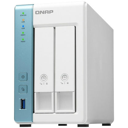 Qnap TS-231K 2-Bay TurboNAS Enclosure — side view