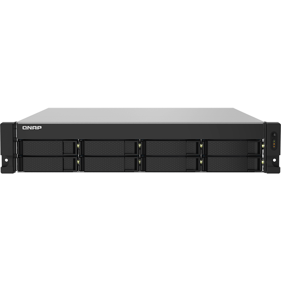 QNAP 8-Bay 2U Rackmount NAS Enclosure (TS-832PXU-RP-4G) image 1