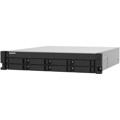 QNAP 8-Bay 2U Rackmount NAS Enclosure (TS-832PXU-RP-4G) — side view