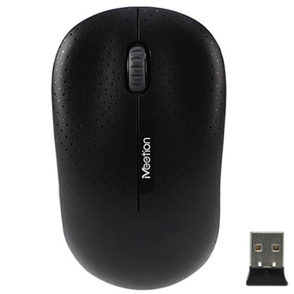 Meetion 2.4GHZ Wireless Mouse – Black (R545BLACK)