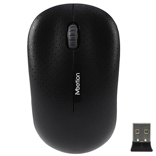 Meetion 2.4GHZ Wireless Mouse – Black (R545BLACK) image 1