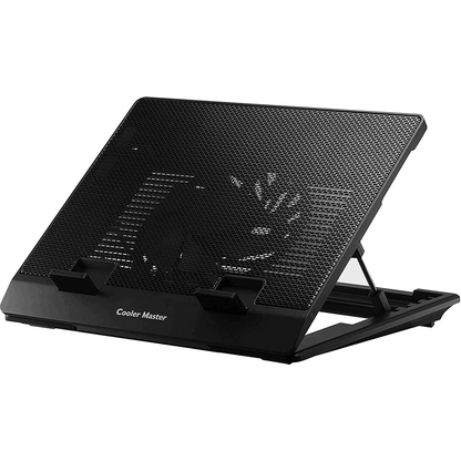 Cooler Master NotePal ErgoStand Lite Laptop Cooling Stand – Black — side view