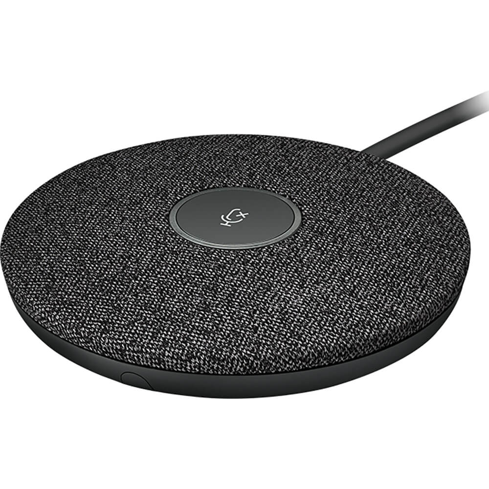 Logitech Rally Mic Pod – Graphite (989-000430) — front view
