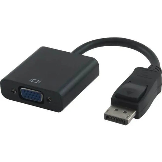 RCT Display Port To VGA Adaptor – Black (RCT ADP-DPVGA) image 1