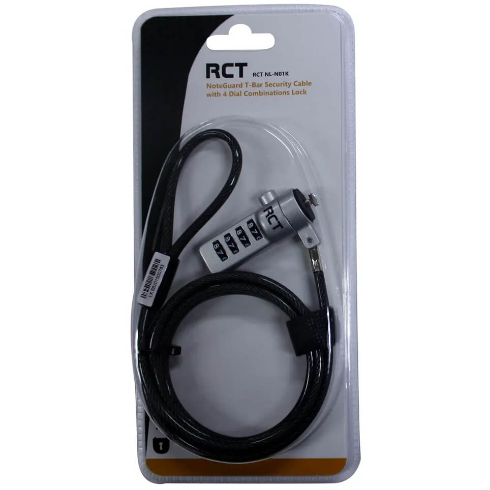 RCT 4 Digit Notebook Security Lock (RCT NL-N01K) — front view