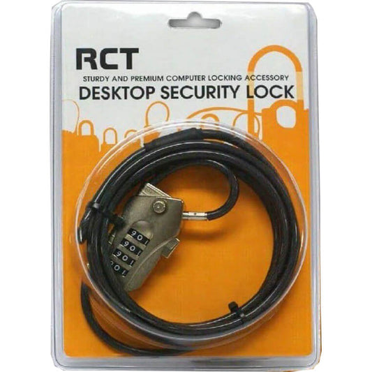 RCT 4 Digit Notebook Security Lock- 1.5m (RCT NL-N03KA) image 1
