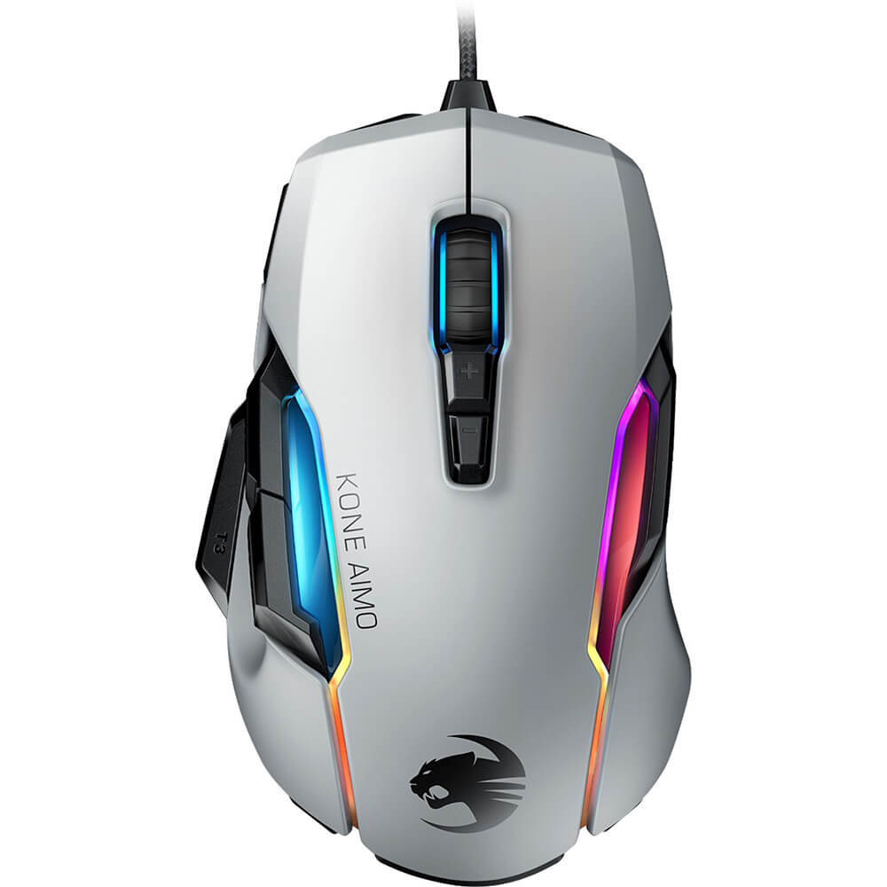 ROCCAT Kone AIMO Remastered Gaming Mouse – White (ROC-11-820-WE) image 1