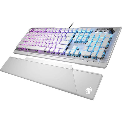 ROCCAT Vulcan 122 AIMO RGB Gaming Keyboard White (ROC-12-941-BN) — front view
