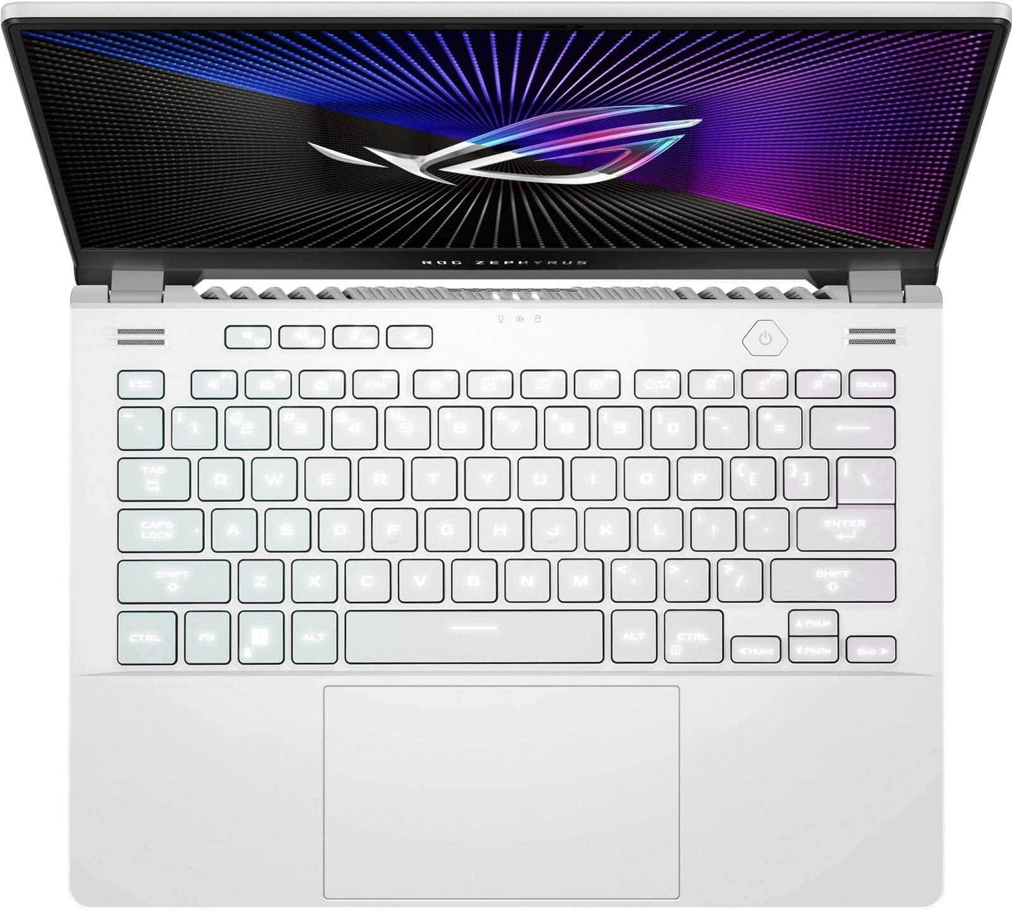 ASUS ROG Zephyrus G14 GA402 Gaming Notebook PC – Ryzen 9-7940HS / 14.0″ QHD+ Non-Touch / 16GB RAM / 1TB SSD / NVIDIA RTX 4060 8GB / Win 11 Home / Moonlight White (GA402XV-91610W0W) image 3