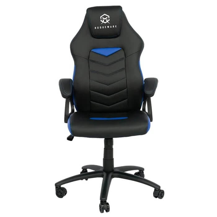 Rogueware GC100 Mainstream Black & Blue Gaming Chair (RW-GC100-BKBL) image 1