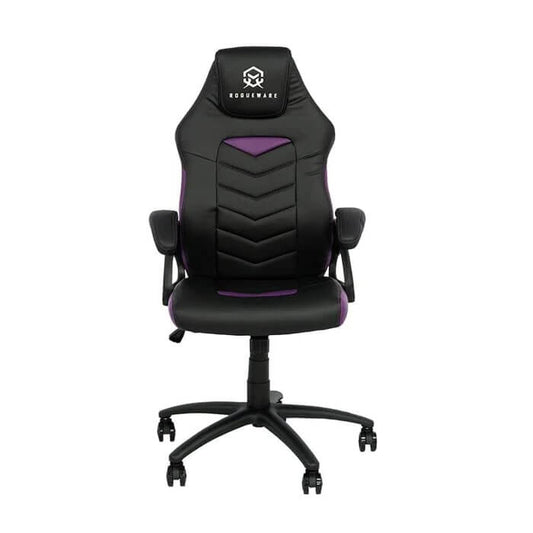 Rogueware GC100 Mainstream Black & Purple Gaming Chair (RW-GC100-BKPL) image 1
