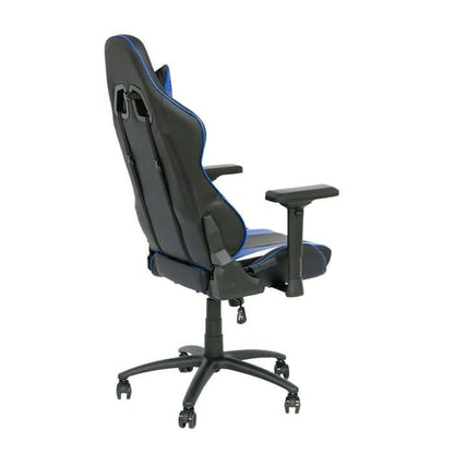 Rogueware GC200 Performance Black & Blue Gaming Chair (RW-GC200-BKBL) — side view
