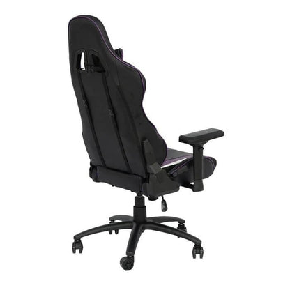 Rogueware GC200 Performance Black & Purple Gaming Chair (RW-GC200-BKPL) — side view