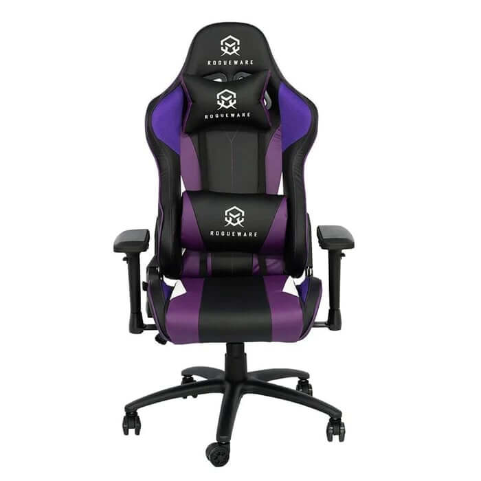 Rogueware GC200 Performance Black & Purple Gaming Chair (RW-GC200-BKPL) image 1