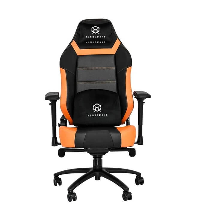 Rogueware GC400 Expert Black & Orange Gaming Chair (RW-GC400-BKOR) image 1