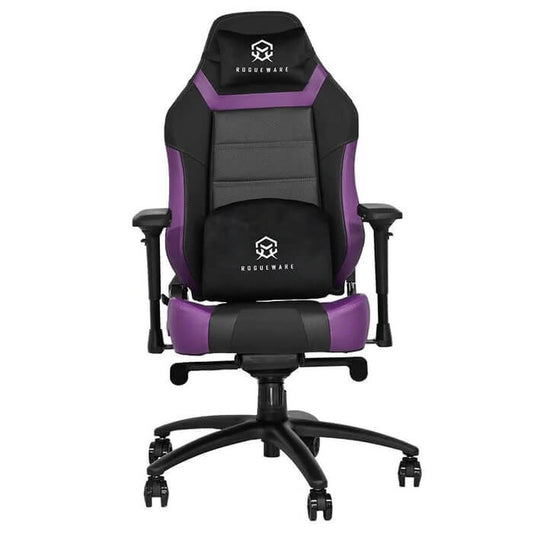 Rogueware GC400 Expert Black & Purple Gaming Chair (RW-GC400-BKPL) image 1