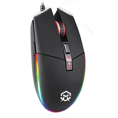 Rogueware GM100 Wired Black Gaming Mouse (RW-GM100) image 1