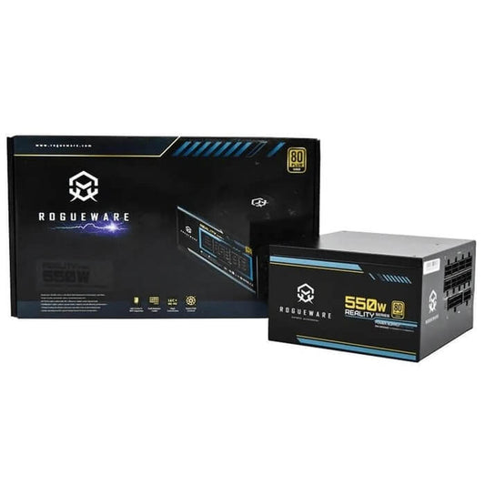 Rogureware Reality Series 550W Active PFC 80+ Gold Certified Power Supply (RW-GR550AC) image 1
