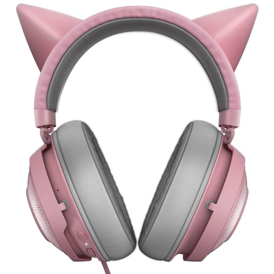 Razer Kraken BT Kitty Edition Wireless Bluetooth with Razer Chroma RGB Headset – Quartz (RZ04-03520100-R3M1) image 1