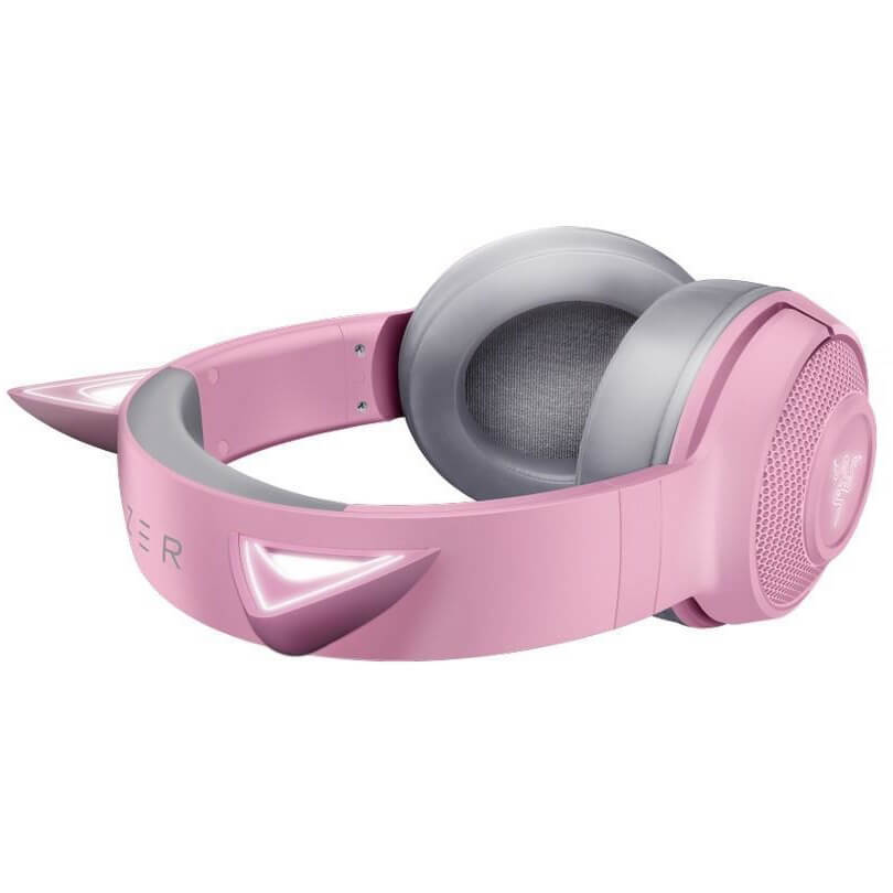 Razer Kraken BT Kitty Edition Wireless Bluetooth with Razer Chroma RGB Headset – Quartz (RZ04-03520100-R3M1) image 4