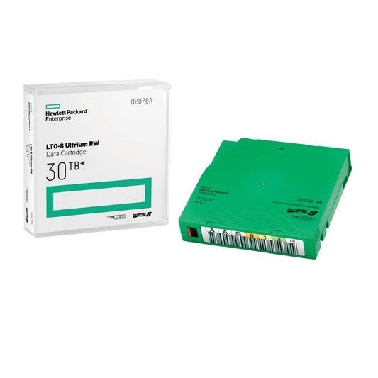 HPE LTO-8 Ultrium 30TB RW Custom Labeled Data Cartridge 20 Pack (Q2078AL) image 1