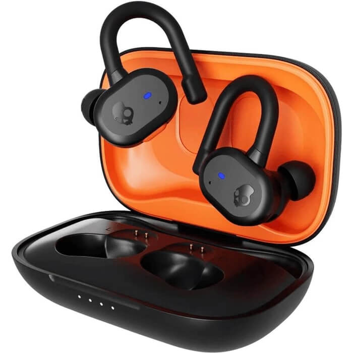 SkullCandy Push Active Wireless In-Ear Black & Orange Earphones (S2BPW-P740) image 1