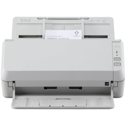Fujitsu 25ppm/50ipm A4 Duplex ADF Gigabit Ethernet USB 3.2 LED Office Scanner (ScanPartner SP-1125N) image 1