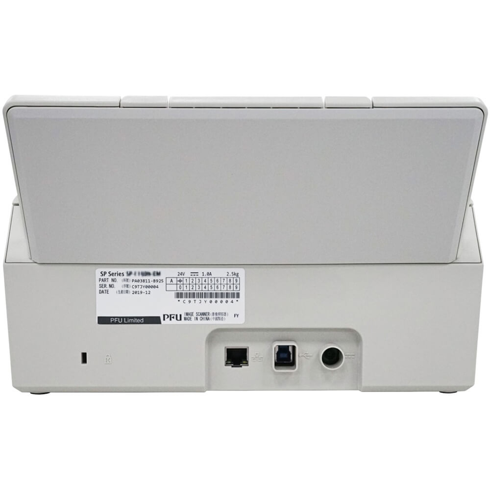 Fujitsu 30ppm/60ipm A4 Duplex ADF Gigabit Ethernet USB 3.2 LED Office Scanner (ScanPartner SP-1130N) image 4